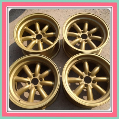 ขายแม็กซ์มือ2 กล้วย(K-speed) สีทองสว่าง ขอบ15 กว้าง 8 ราคา 9900 บาทราคาถูก