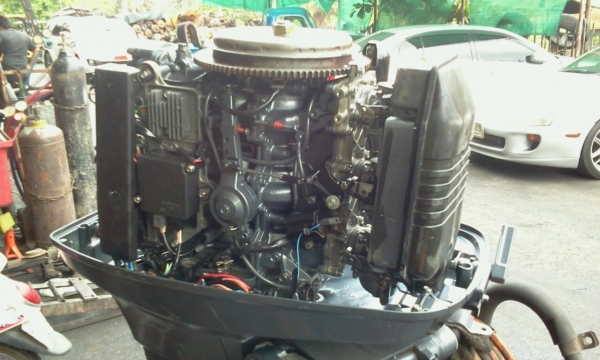 ขายเครื่องเรือ Pack คู่ Yamaha 85 แรง และ Tohutsu 90 แรง