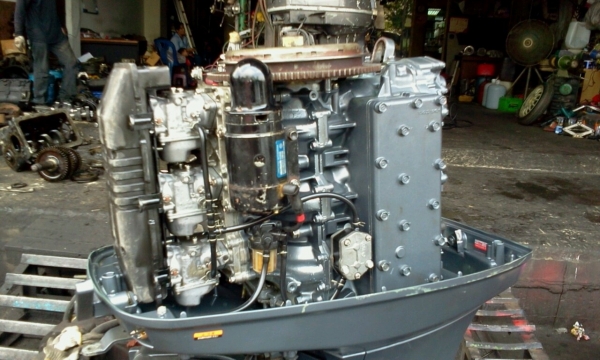 ขายเครื่องเรือ Pack คู่ Yamaha 85 แรง และ Tohutsu 90 แรง