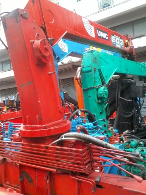 ขายเครน UNIC 5ตัน5ปอก 6เหลี่ยม ขาเหลี่ยม นำเข้า พร้อมใช้งานครับ