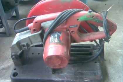 ไฟเบอร์ตัดเหล็ก maktecสภาพพร้อมใช้เสียงนิ่ม