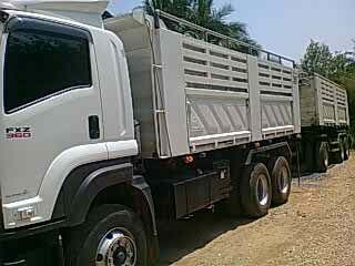 รถอิซูซุ 10 ล้อดั๊ม FXZ  360 แรงม้า  ปี 55  ( ขายแม่ลูก )  ( รถวิ่ง 49000  กว่า ชม. )  สนใจติดต่อ 081 - 6079515