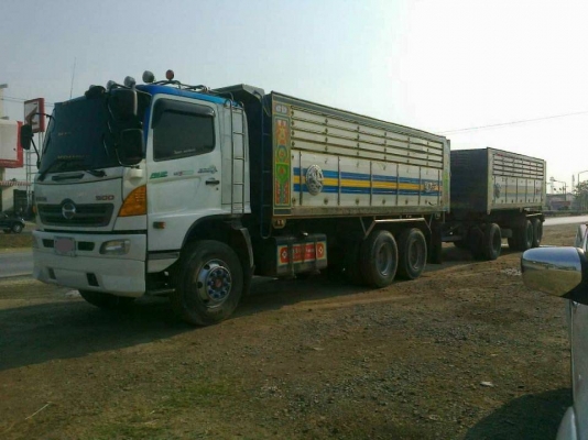 ขาย ฮีโน่ 344 แรง 500 / ปี 52 ( พ่วง 22 ล้อดั๊ม ลูก 3 เพลา )