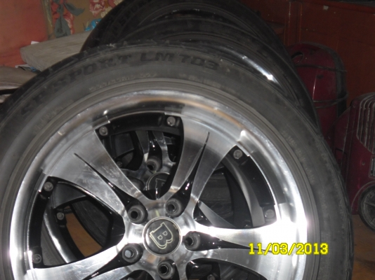 ขายแม็กพร้อมยาง ถอดจากเบ้นซ  vip