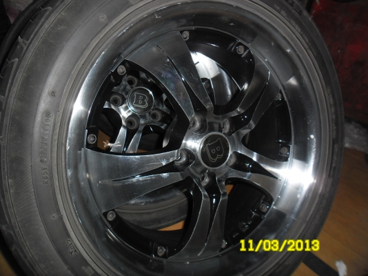 ขายแม็กพร้อมยาง ถอดจากเบ้นซ  vip