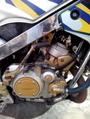 ขาย KR150 ปี39 รถจอดนาน ทะเบียนชุดโอนครบ ภาษีขาดเกินสามปี