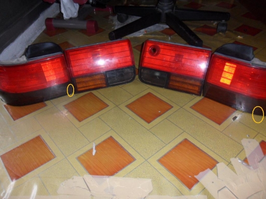 ไฟท้ายสั้น ตาเพรช 1ชุด 1200 บาท