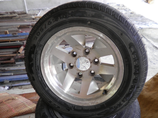 ล้อแม็กขอบ15 พร้อมยาง 205/60/15ปี10