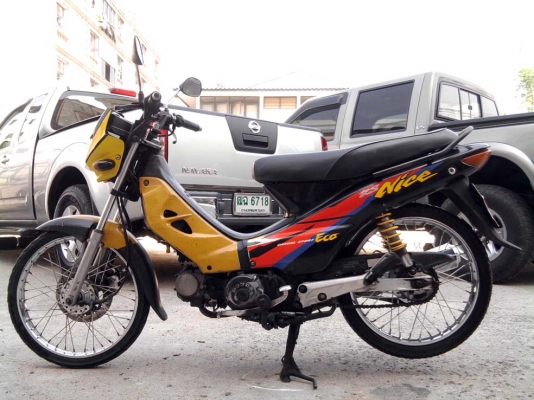 ขออนุญาติขาย HONDA NICE 110 cc. มือเดียว สีเหลืองดำ