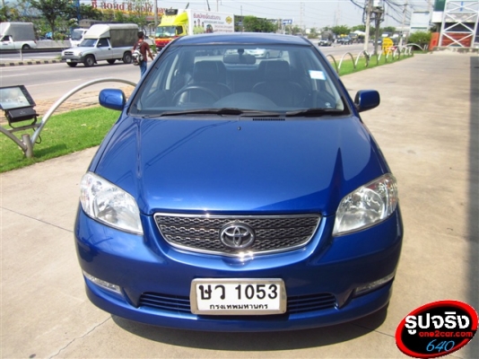 TOYOTA VIOS 1.5 S สีน้ำเงิน ปี 2004 ออโต้