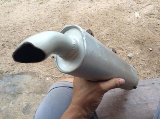 ปลายท่อวิบาก2จังหว่ะ เป็นอลูมิเนียม