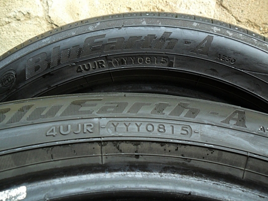 ยาง17  โยโกฮาม่า225-50-R17 ลงพื้นปลายปี15 (4เส้น 4,400)