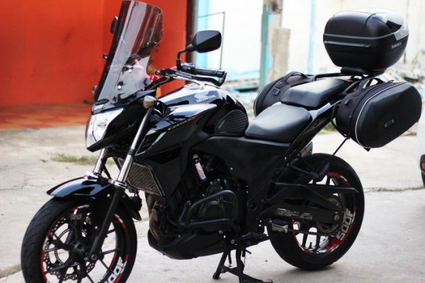 <เอิร์ทพิดโลก> CB500F ปี13 รถสวยกริฟ กล่อง3ใบ แต่งพร้อมลุย หาอยู่ไม่ผิดหวัง