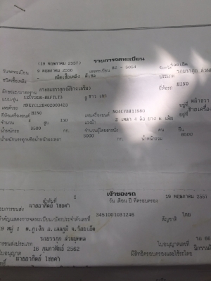 ขายHino150แรง. ออกป้ายแดง วิ่ง6หมืนkm. สภาพสวยมากๆๆพร่อมใช้ ขายHino150แรง. ออกป้ายแดง วิ่ง6หมืนkm. สภาพสวยมากๆๆพร่อมใช้