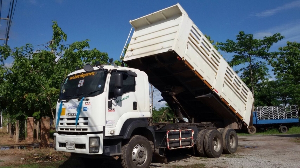 ขายรถพ่วง ISUZU เครื่อง 360 แรง ปี 52 กระบะดัมพ์สามมิตร ลูก 2 เพลา ทะเบียนพร้อม ขายรถพ่วง ISUZU เครื่อง 360 แรง ปี 52 กระบะดัมพ์สามมิตร ลูก 2 เพลา ทะเบียนพร้อม