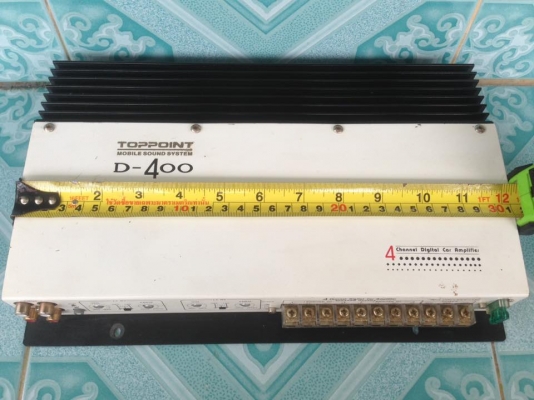 แอมป์คลาสดี4ch TOP POINT ขับกลางแหลมแรงๆ เสียงดี ขาย 2250 บาท