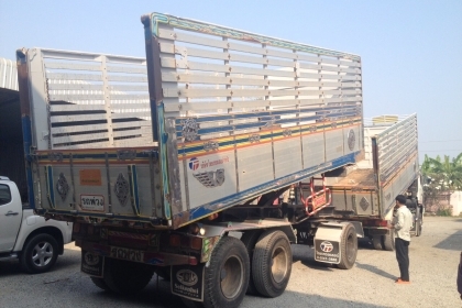 ขายรถพ่วงดัมพ์เกษตร HINO เครื่อง 344 แรง ปี 54 กระบะมิเนียมพืชไร่ ลูก 3 เพลาแท้ ทะเบียนพร้อม