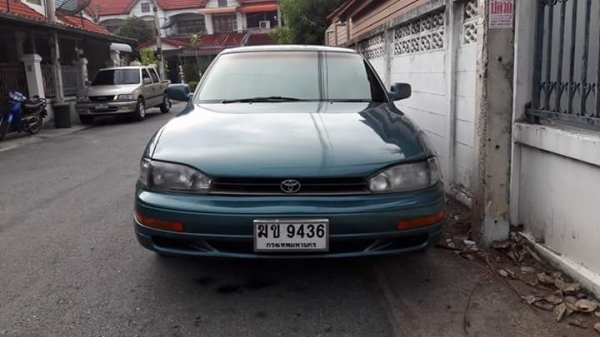 TOYOTA CAMRY ท้ายหงษ์ ปี 1995 เครื่อง 2,200 CC. เกียร์ออโต้ เงียบ ๆ เดิม ๆ ใช้ยาว ๆ น้ำมัน + แก็ส LPG แรง+ประหยัด