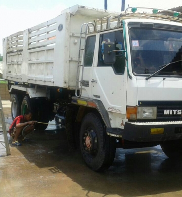 สิบล้อ มิตชู FUSO MMTFN527EV GD1-225โบว์ยูโร1ปี45 มีระบบลากลูก สภาพดีสวยบางเดิมพร้อมใช้งาน ทะเบียนพร้อมโอน