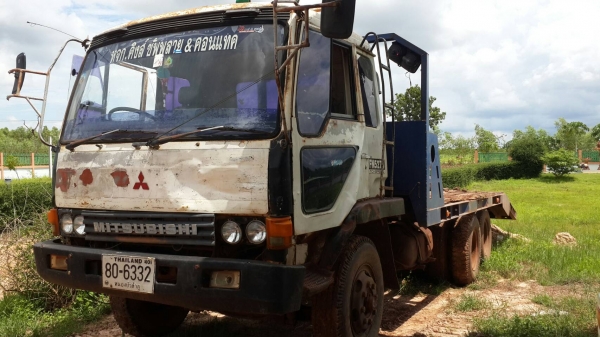 ขายด่วนสิบล้อ2เพลาหางเทรนเลอร์ขึ้นแม็คโคร320สบาย KT725วางหัวMITSUนาคาเบาๆโทร0856842587