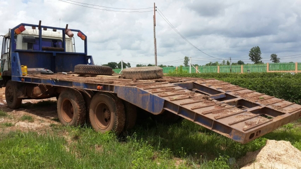 ขายด่วนสิบล้อ2เพลาหางเทรนเลอร์ขึ้นแม็คโคร320สบาย KT725วางหัวMITSUนาคาเบาๆโทร0856842587