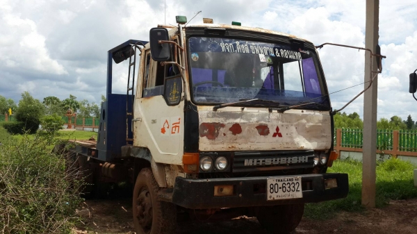 ขายด่วนสิบล้อ2เพลาหางเทรนเลอร์ขึ้นแม็คโคร320สบาย KT725วางหัวMITSUนาคาเบาๆโทร0856842587