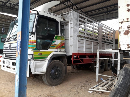 ขายรถบรรทุก 22 ล้อพ่วงแม่ลูกดัมพ์ HINO เปอร์เฟีย 320 แรงม้า ลูกพ่วง 3 เพลา ราคา 1100000