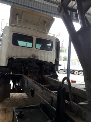 ขายรถบรรทุก 22 ล้อพ่วงแม่ลูกดัมพ์ HINO เปอร์เฟีย 320 แรงม้า ลูกพ่วง 3 เพลา ราคา 1100000