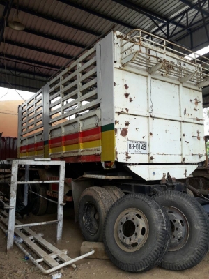 ขายรถบรรทุก 22 ล้อพ่วงแม่ลูกดัมพ์ HINO เปอร์เฟีย 320 แรงม้า ลูกพ่วง 3 เพลา ราคา 1100000