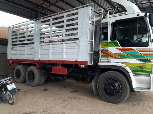 ขายรถบรรทุก 22 ล้อพ่วงแม่ลูกดัมพ์ HINO เปอร์เฟีย 320 แรงม้า ลูกพ่วง 3 เพลา ราคา 1100000