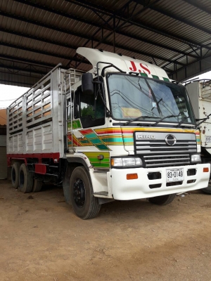 ขายรถบรรทุก 22 ล้อพ่วงแม่ลูกดัมพ์ HINO เปอร์เฟีย 320 แรงม้า ลูกพ่วง 3 เพลา ราคา 1100000
