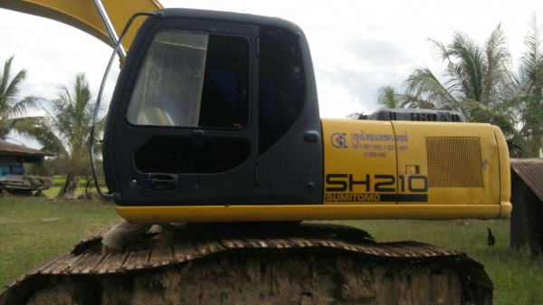 ขายรถแบคโฮ SUMITOMO SH210-3 ไมล์ 9000 ชม.เอกสารเล่มทะเบียน ราคา 1820000