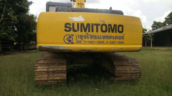 ขายรถแบคโฮ SUMITOMO SH210-3 ไมล์ 9000 ชม.เอกสารเล่มทะเบียน ราคา 1820000
