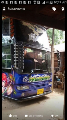 ขายหรือแลกรถเกี่ยวข้าวครับรถพัดลมชั้นครึ่ง12เมตรเครื่องกลางฮีโน po9อินเตอร์