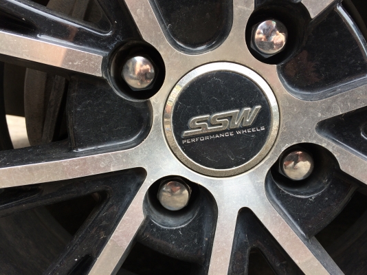 ล้อ SSW ขอบ 17 PCD 4-100 205-45-17 พร้อมยาง RYDANZ ปี 16