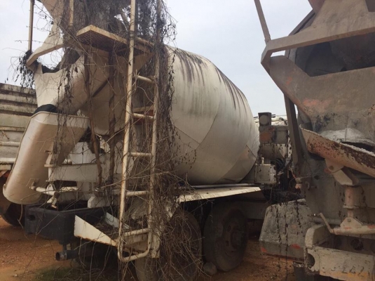 มี3คัน...10 ล้อ รถโม่ปูน 230 แรง นิสสัน CW41M-05611 เอกสารเล่ม ม.79 ไว้ มีล้อครบ แต่ยางไม่สวย