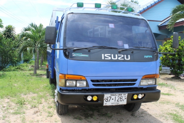 ขายหกล้อ ISUZU NPR 120 ฝาขาว รถปี40 ห้างแท้