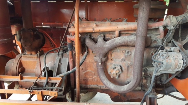 ขาย เครื่องปั้มลม เครื่อง HINO DM100 6 สูบ พร้อมสายและหัวแย็ก 2 หัว