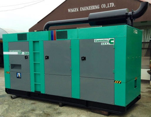 เครื่องปั่นไฟCUMMINS350kva.AUTOA.T.S. USA.รับประกัน1ปี