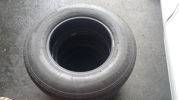 ขายยางมือสอง บริดจสโตน 195R15C