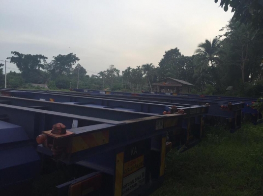 หางก้างปลา 2 คานแบบคานกลม ปี 2005 ยาว 12 ม. สภาพสวยๆยางดีใช้ได้ มีประมาณ 40 หาง