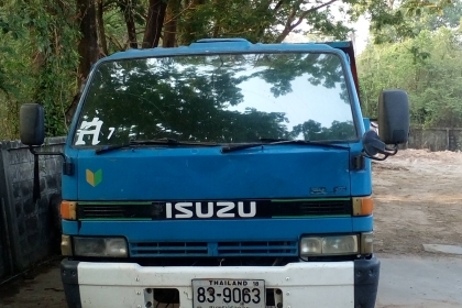 ขายรถดั้มพ์ IZUSU เครื่อง 175 ฝาส้ม เกียร์ร็อคกี้ สภาพพร้อมใช้งาน