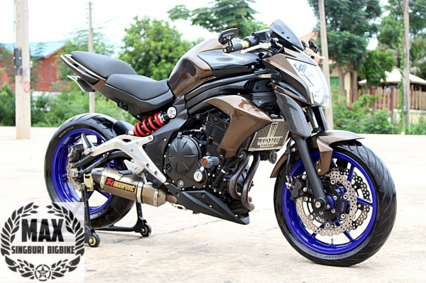 ((มาใหม่)) kawasaki er650 ปี2013 สภาพสวย แต่งแนวซิ่ง ไม่เคยมีอุบัติเหตุ แต่งเพียบ