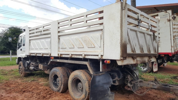 ขาย รถพ่วงดั้มสามมิตรแม่-ลูก ISUZU DECA 320 ปี 49 เครื่องเดิม เกียร์เดิม เอกสารเล่มทะเบียนครบ