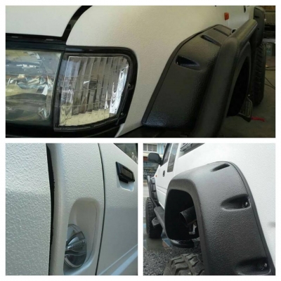 บริการทำสีรถยนต์ระบบ LINER (สีระเบิด) ทนต่อการขีดขวนและป้องการการกัดกร่อนได้ดี