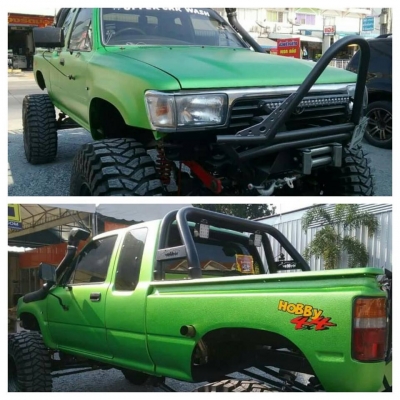 บริการทำสีรถยนต์ระบบ LINER (สีระเบิด) ทนต่อการขีดขวนและป้องการการกัดกร่อนได้ดี