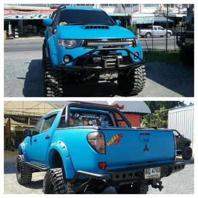 บริการทำสีรถยนต์ระบบ LINER (สีระเบิด) ทนต่อการขีดขวนและป้องการการกัดกร่อนได้ดี