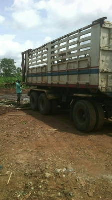 ขาย HINO 344 พ่วงแม่ลูก กระบะเหล็กดั๊ม รถปี 53