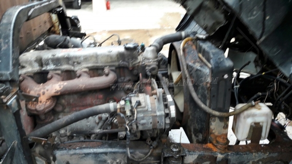 6 ล้อ HINO กระบะรั้วเหล็กพื้นเป็นสแตนเลส  รุ่น KM779   117 แรงม้า กระบะยาว 5.40 เมตร