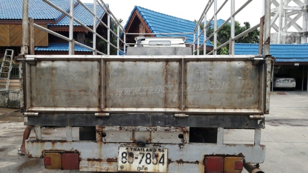 6 ล้อ HINO กระบะรั้วเหล็กพื้นเป็นสแตนเลส  รุ่น KM779   117 แรงม้า กระบะยาว 5.40 เมตร